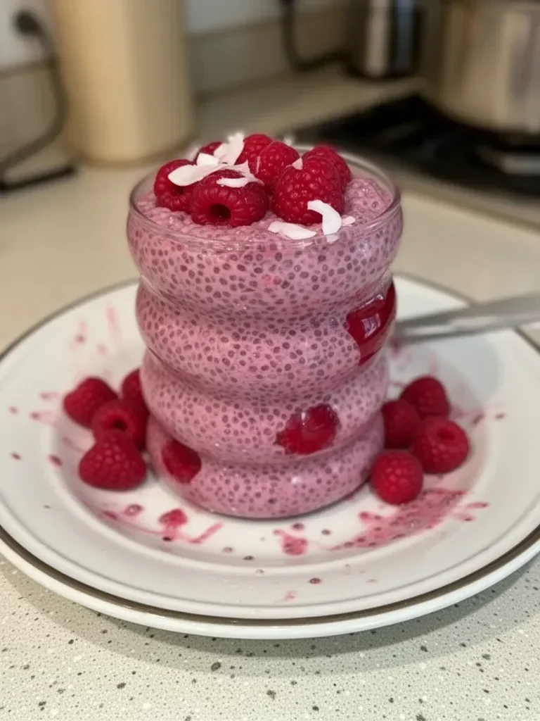 Raspberry Chia Pudding
