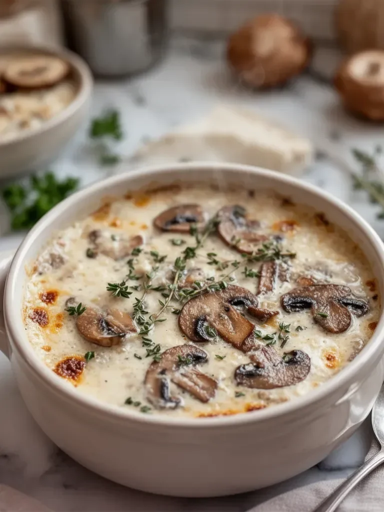 Rich and Creamy Mushroom Soup