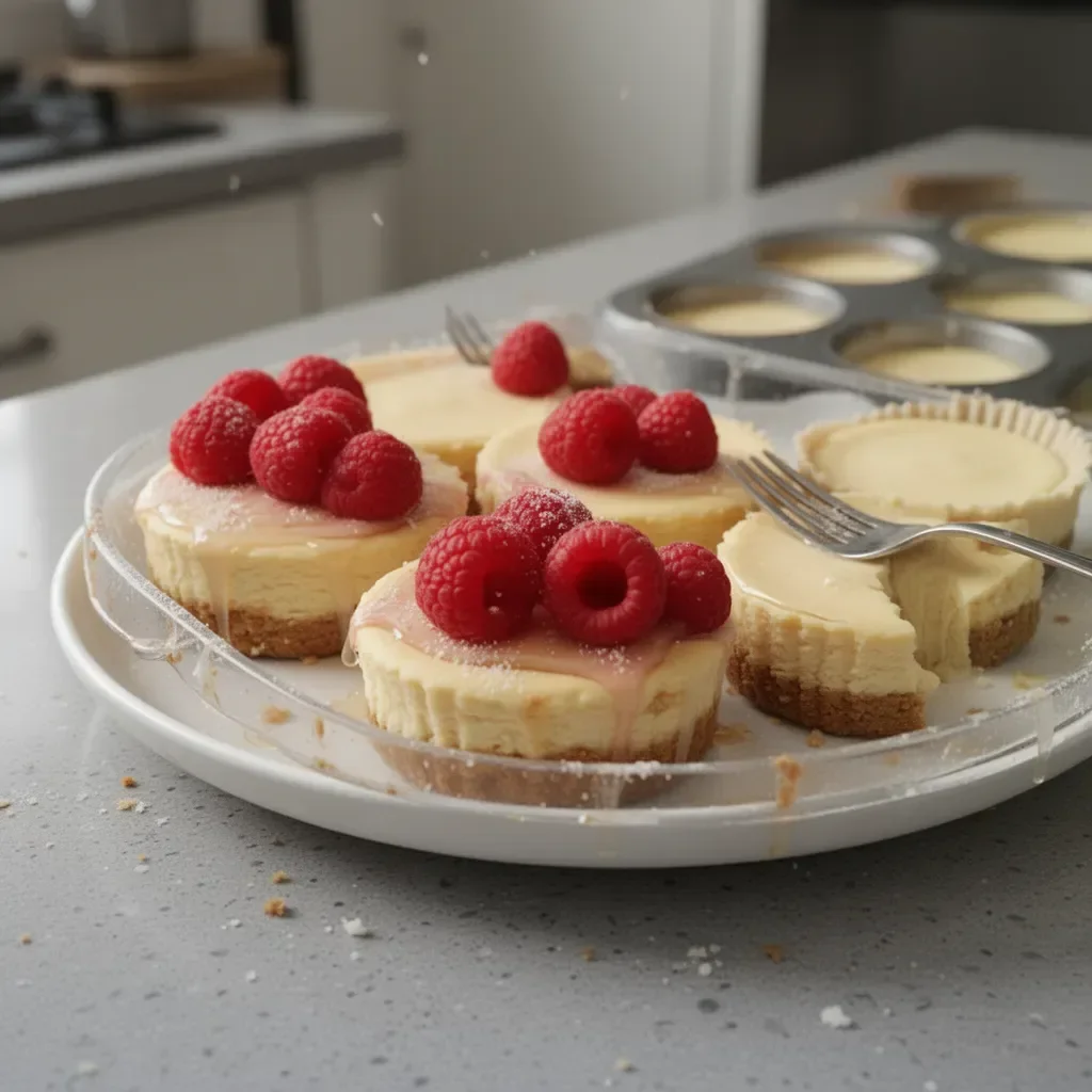 Small Batch Mini Cheesecakes