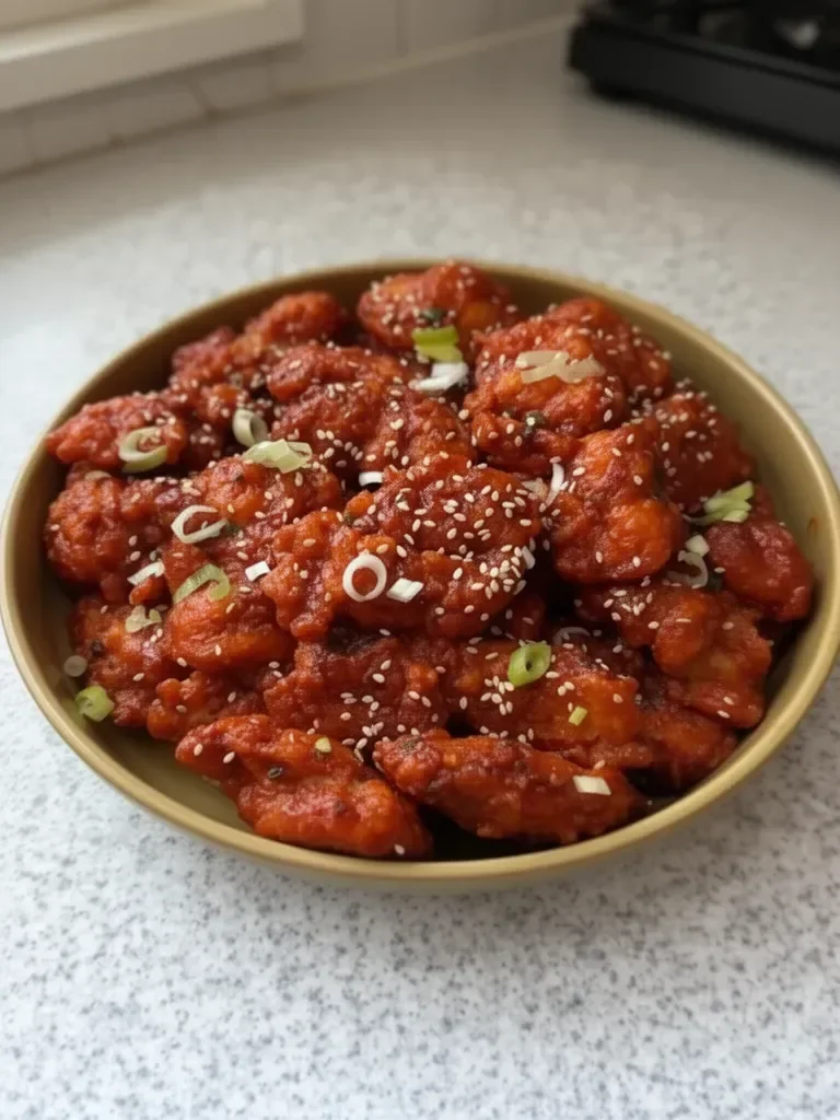 Spicy Korean Fried Chicken