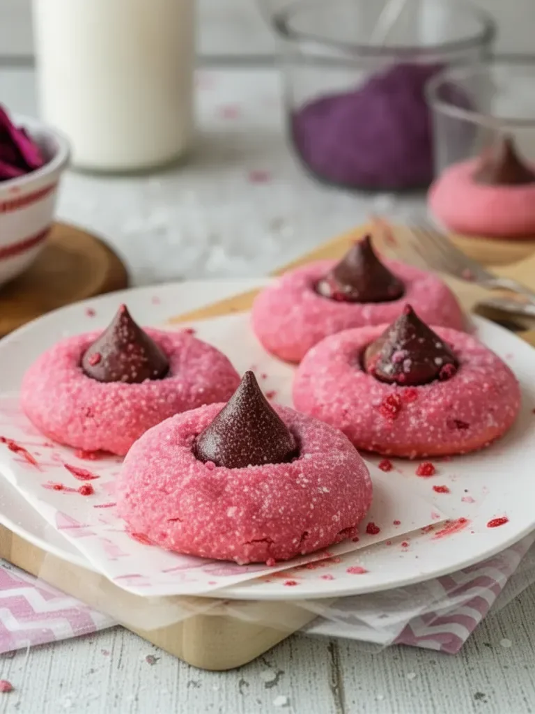 Strawberry Kiss Cookies