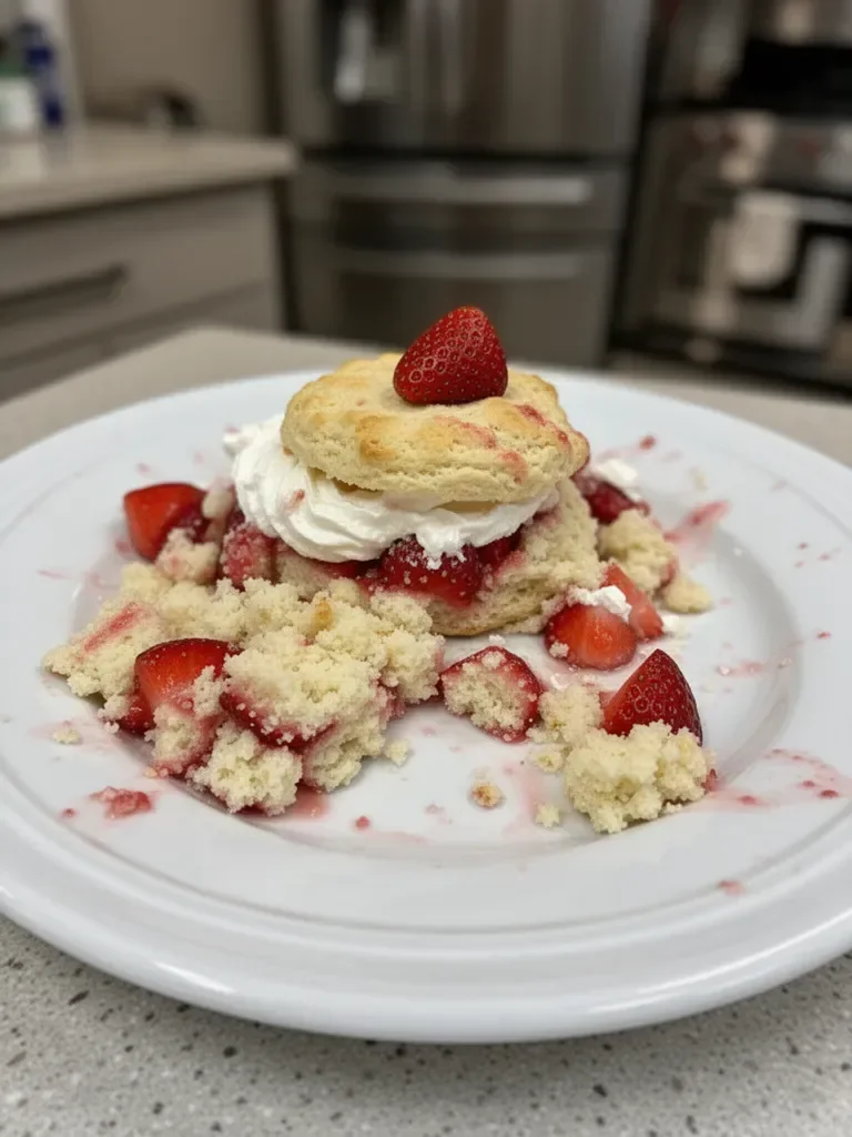Strawberry Shortcake Dessert Cups