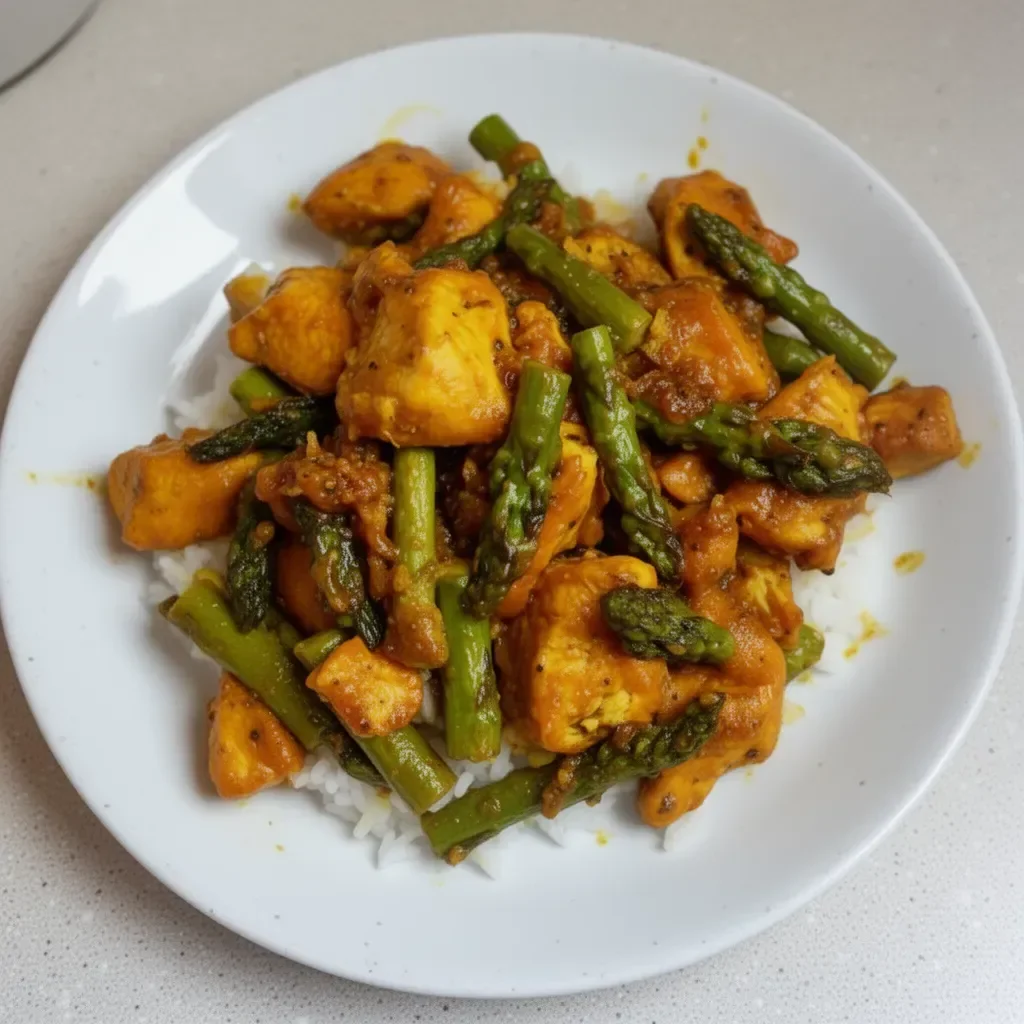 Delicious Turmeric Black Pepper Chicken served with vegetables on a plate