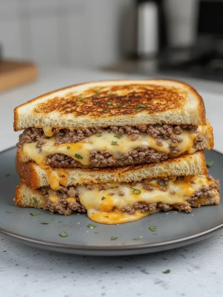 Ultimate Cheesy Ground Beef Melt