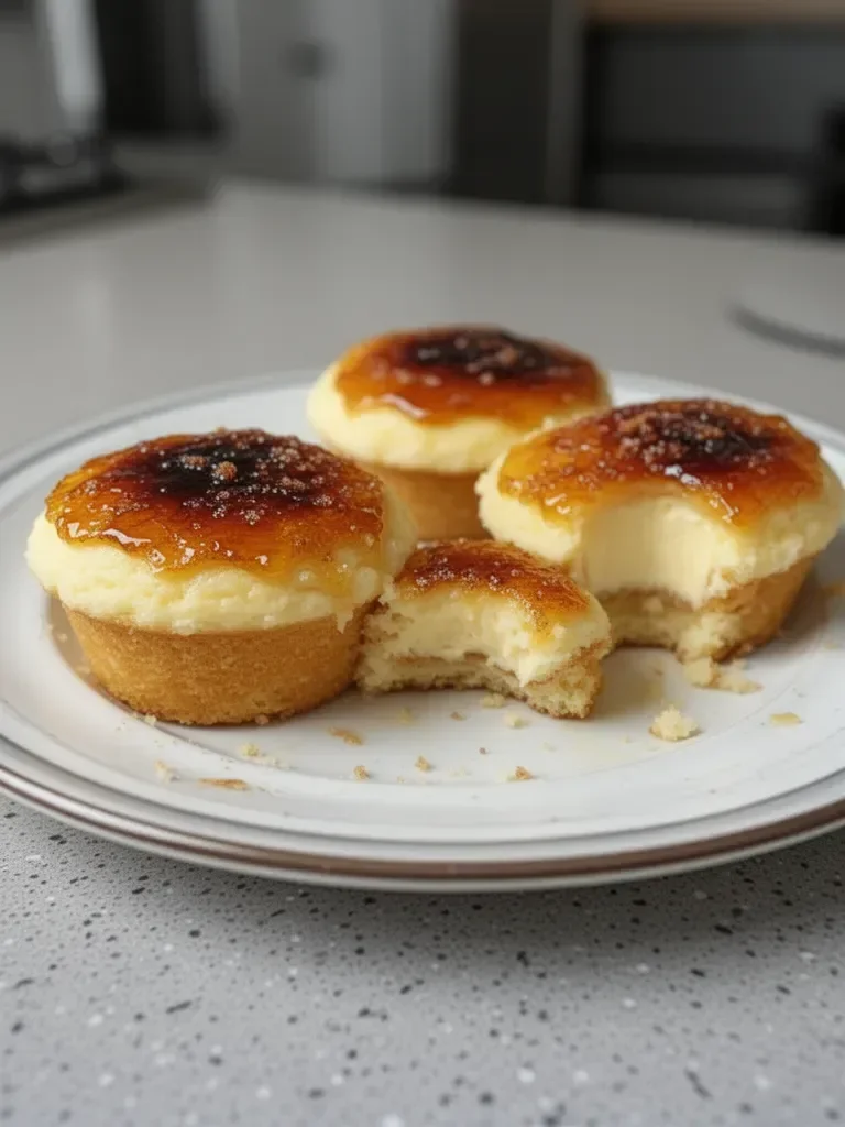 Vanilla Bean Crème Brûlée Cupcakes - Easy Recipe