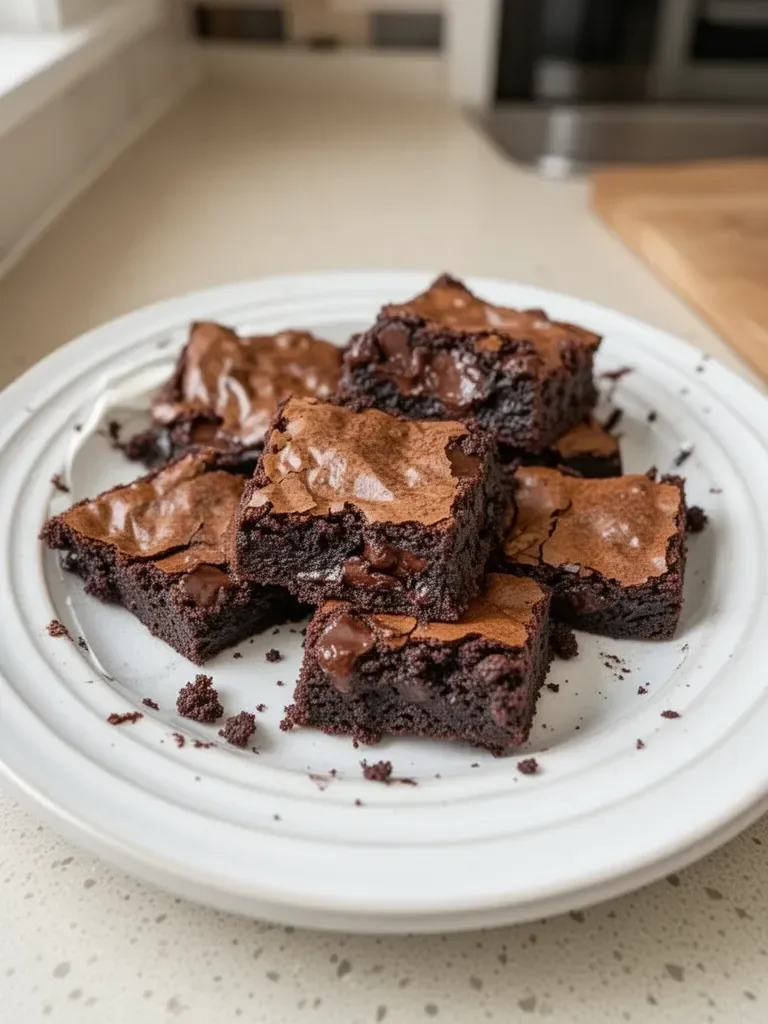 Zero Sugar Brownies with Greek Yogurt