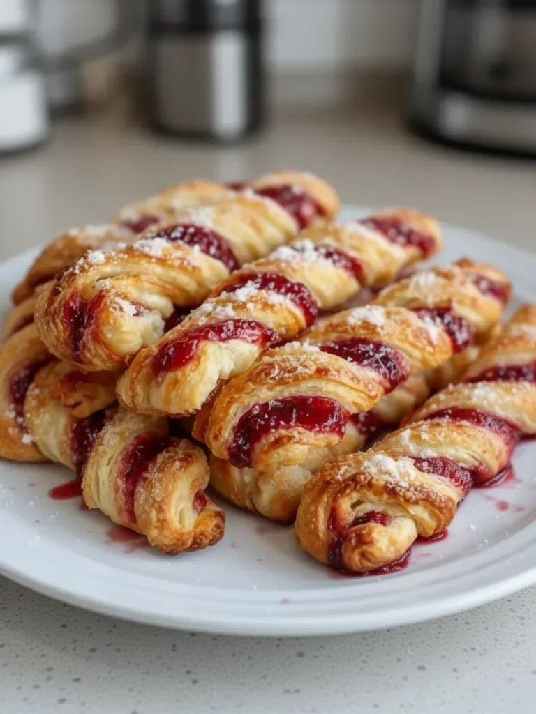 Berry Puff Twists