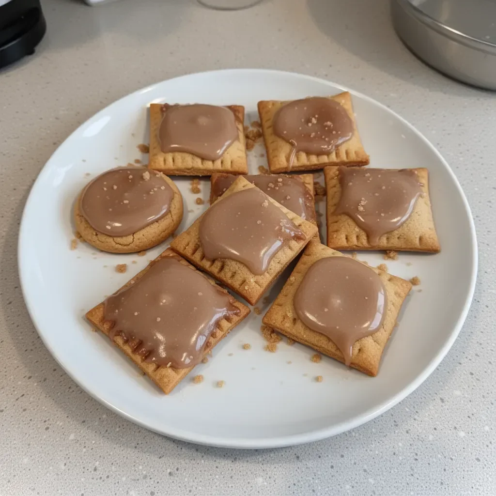 Delicious Brown Sugar Pop Tart Cookies ready to enjoy