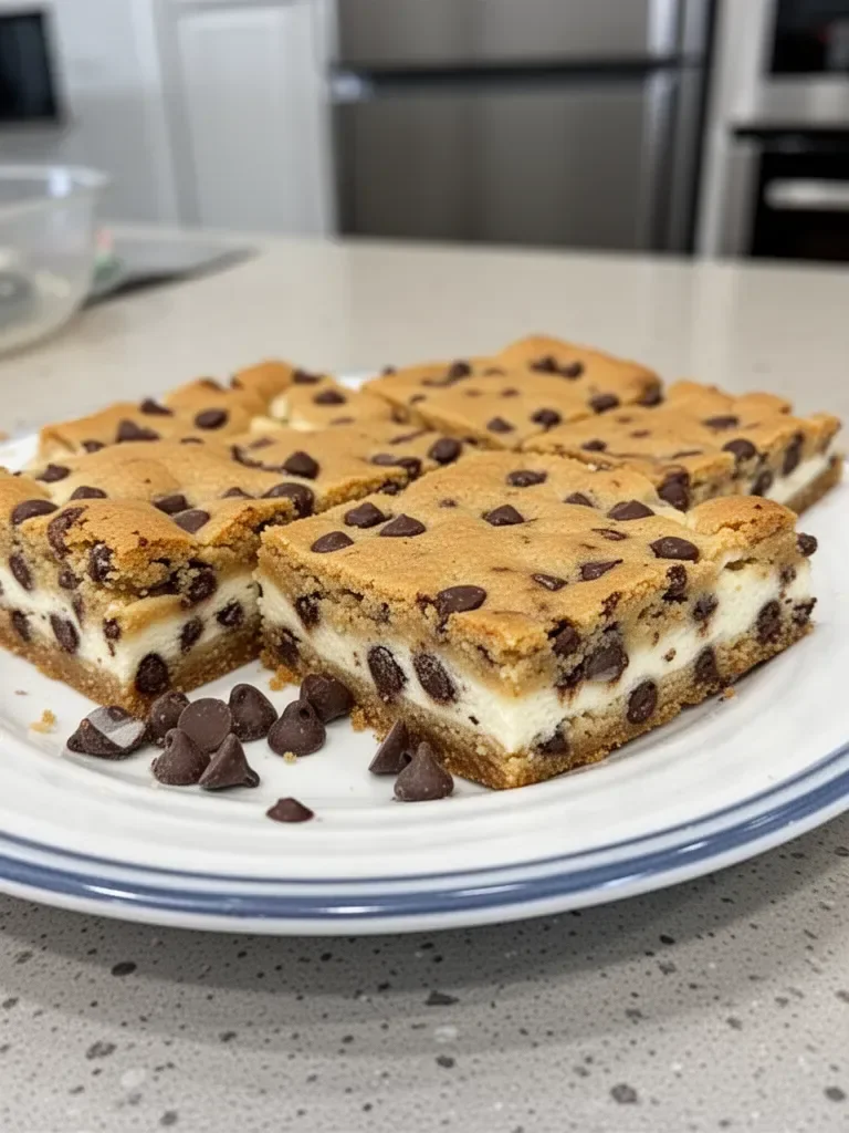 Chocolate Chip Cheesecake Bars