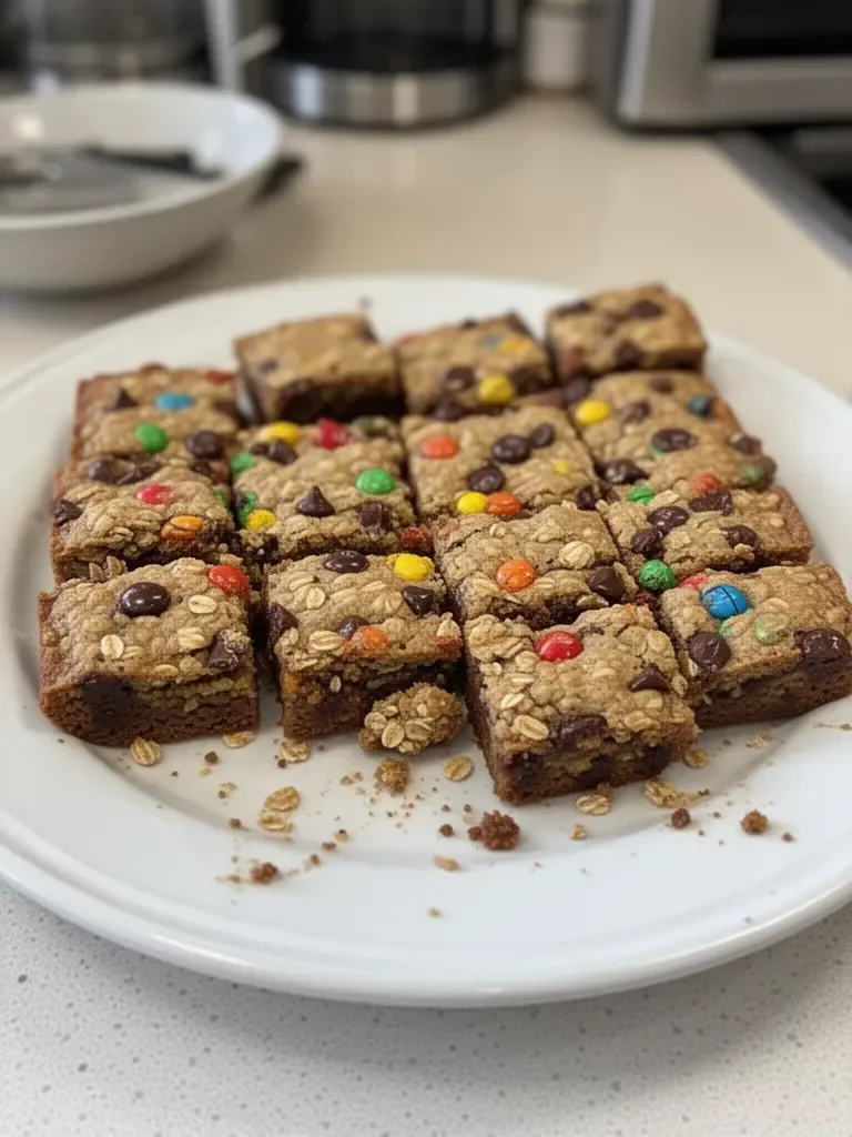 Chocolate Chip Oatmeal Cookie Bars