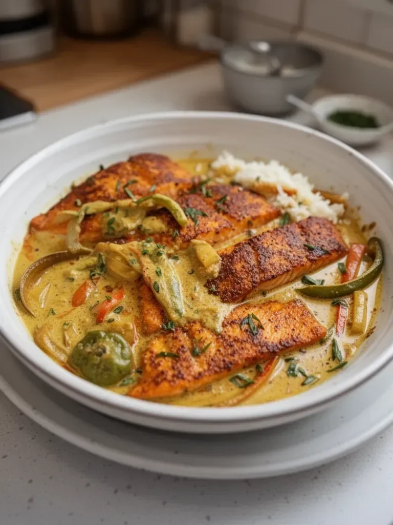 Coconut Curry Salmon