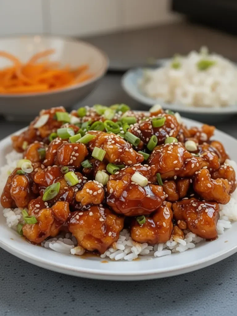 Crispy Honey Garlic Chicken