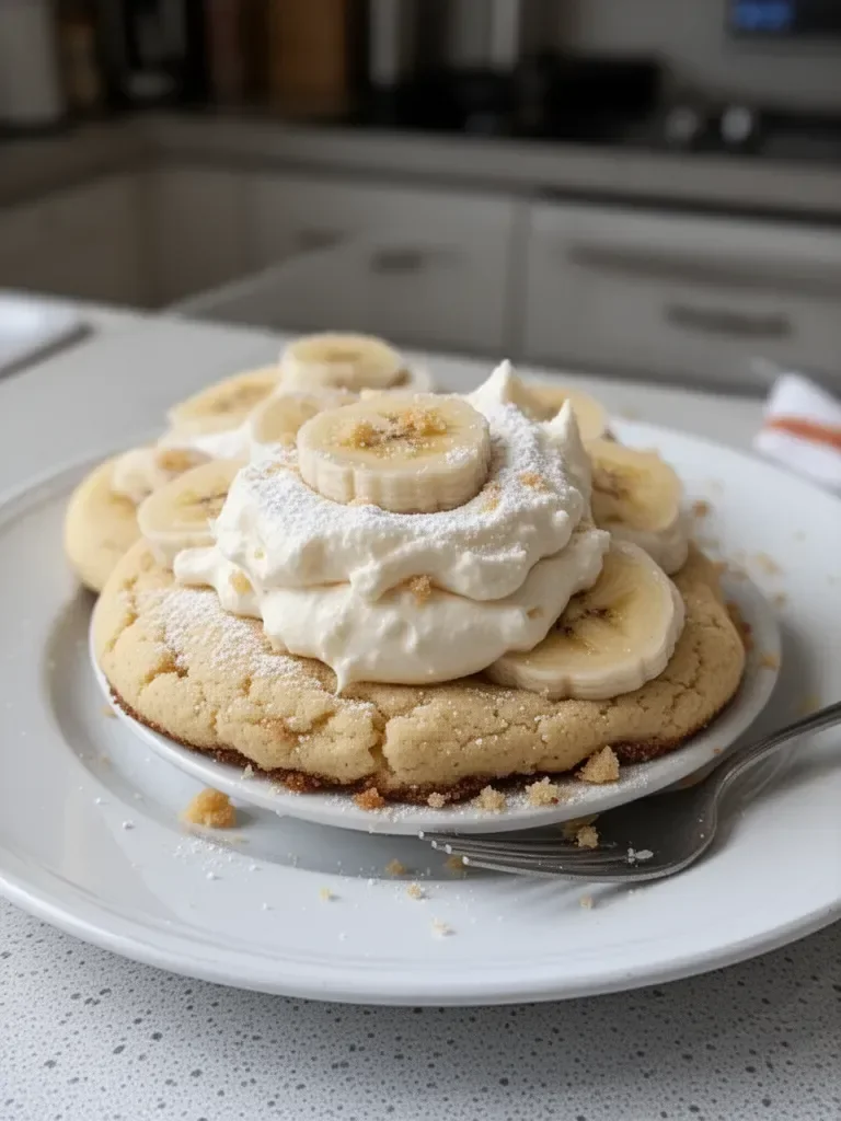 Crumbl Banana Cream Pie Cookies