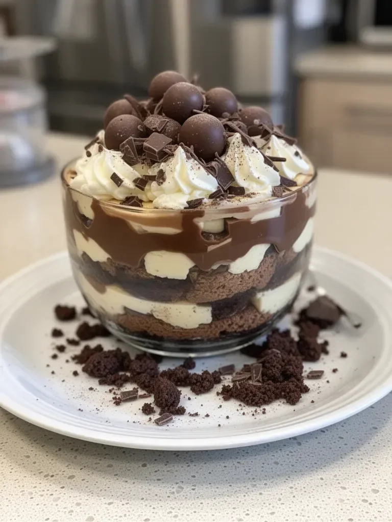Heavenly Chocolate Cheesecake Trifle