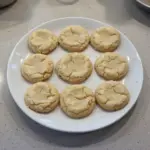 Delicious Kentucky Butter Cake Cookies arranged on a plate.