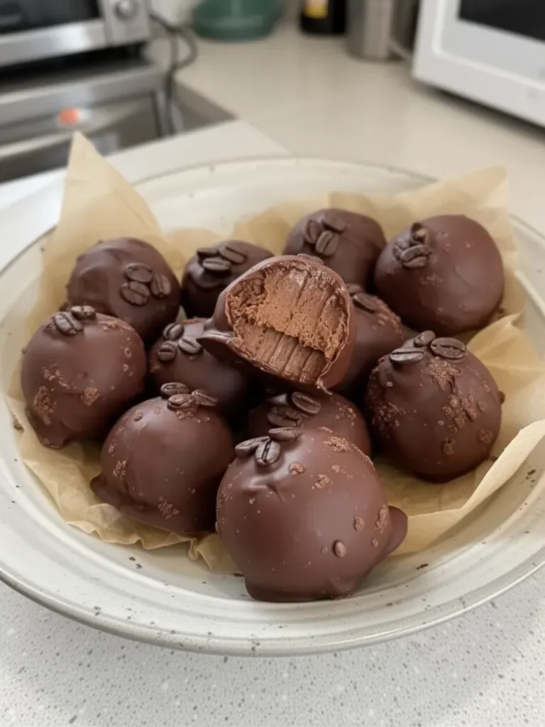 High Protein Coffee Truffles