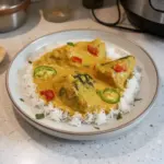 Instant Pot Fish Curry recipe featuring South Indian Fish Molee
