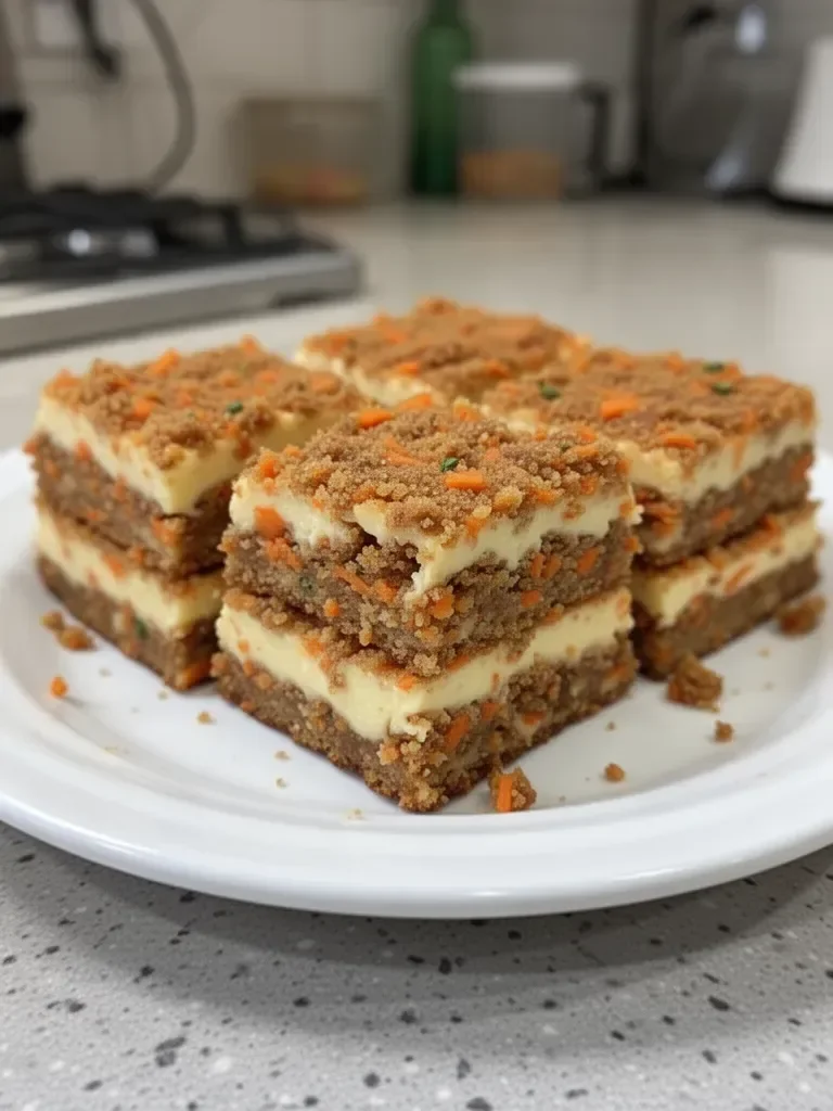 Irresistibly Indulgent Carrot Cake Cream Cheese Bars