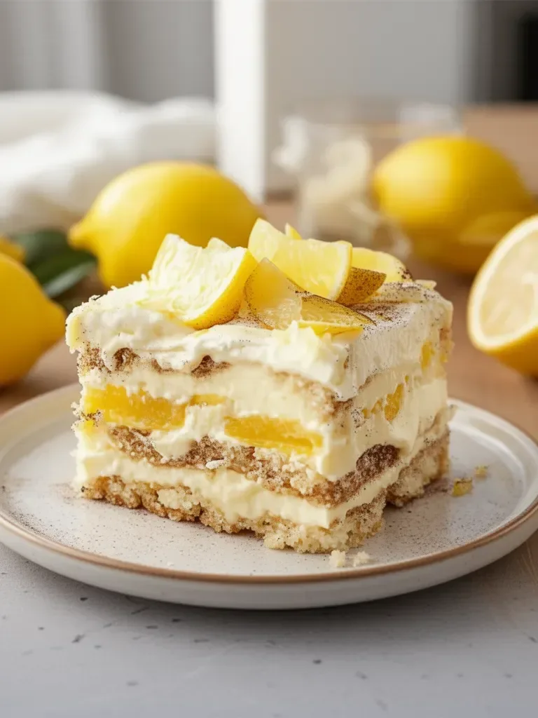 Lemon Tiramisu: Refreshing & Creamy Italian Dessert