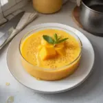 Delicious bowl of Mango Sago dessert with fresh mango and sago pearls