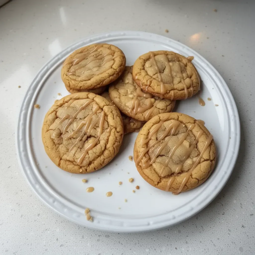Soft and chewy maple brown sugar cookies with a perfect golden crust