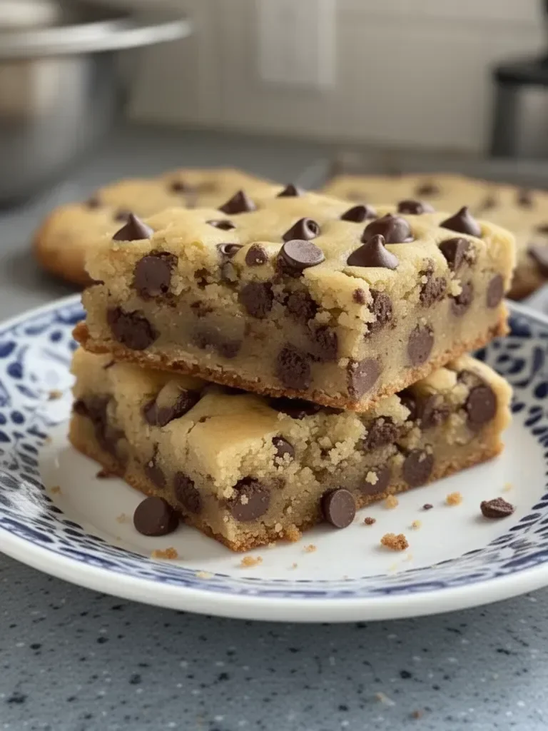 Melt-in-Your-Mouth Chocolate Chip Cookie Bars