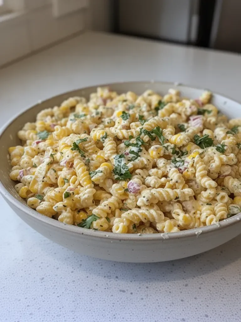 Mexican Street Corn Pasta Salad: Easy Dish!