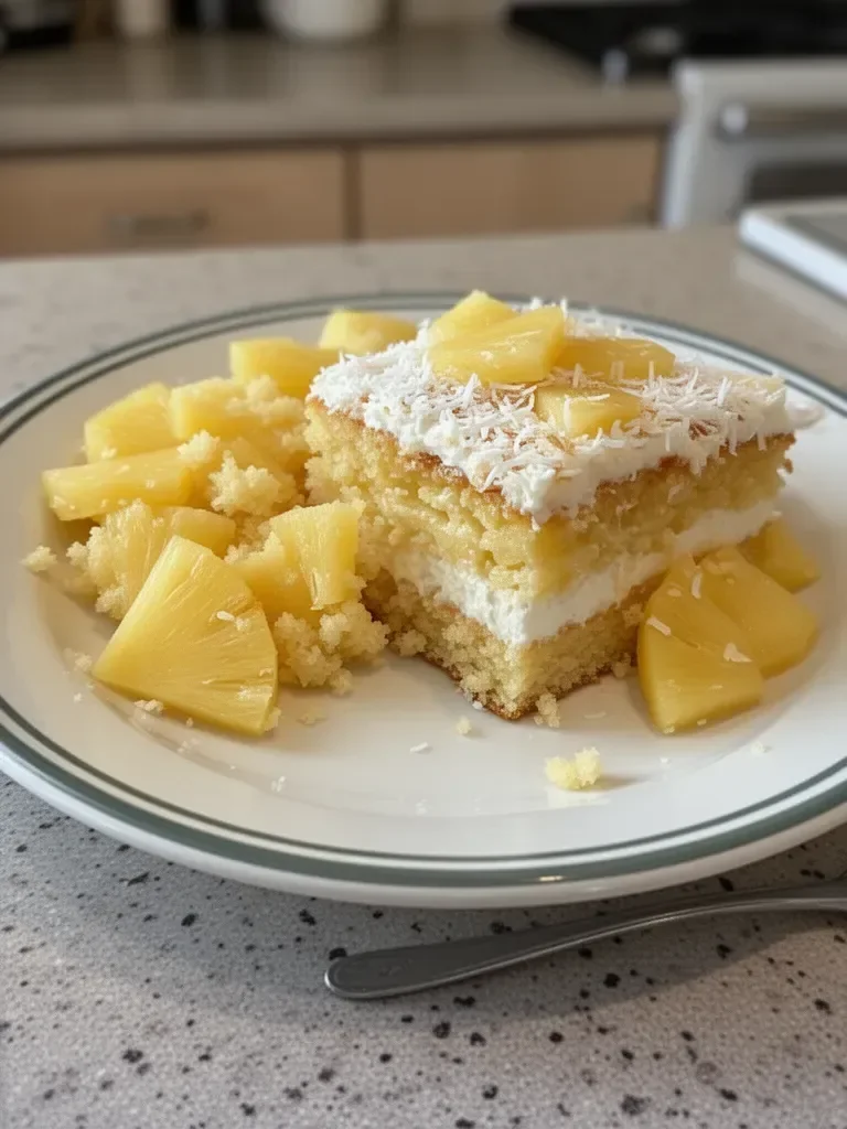 Pineapple Coconut Dream Cake