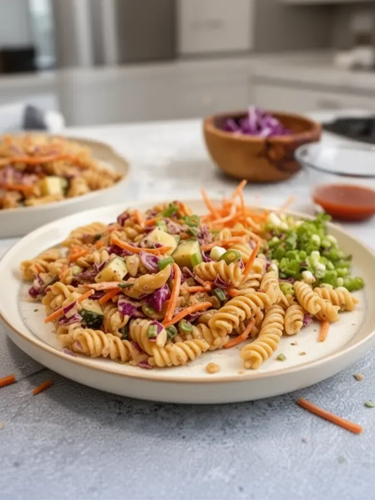 Protein Packed Thai Pasta Salad