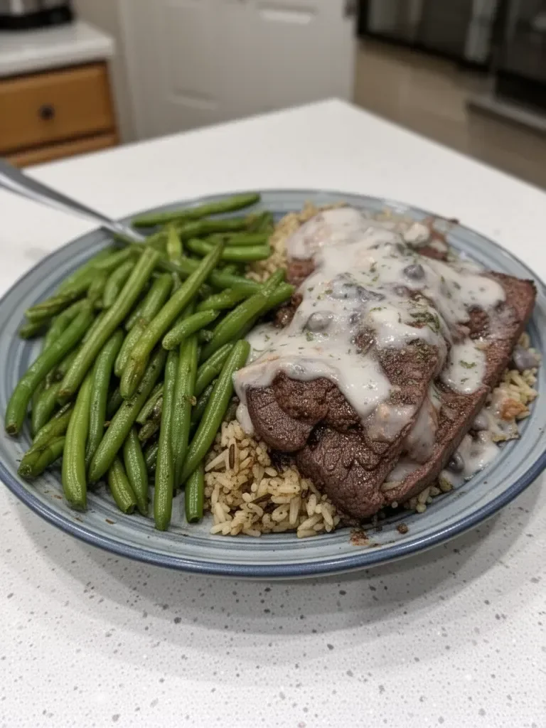 Smothered Venison Backstrap