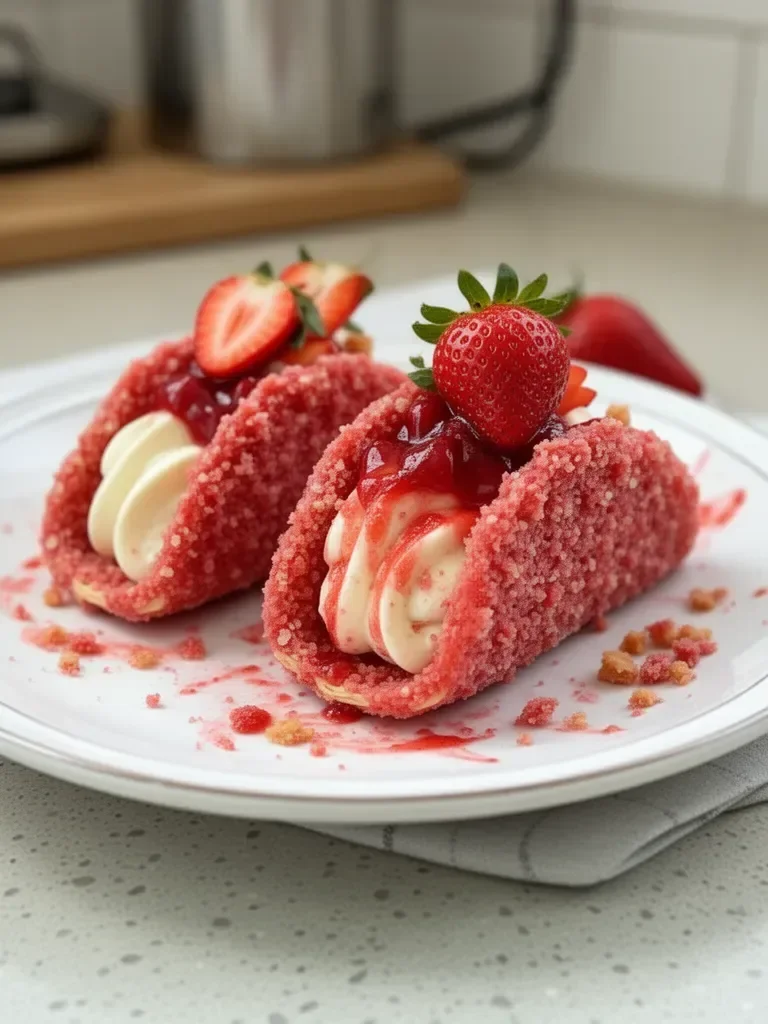 Strawberry Cookie Boats