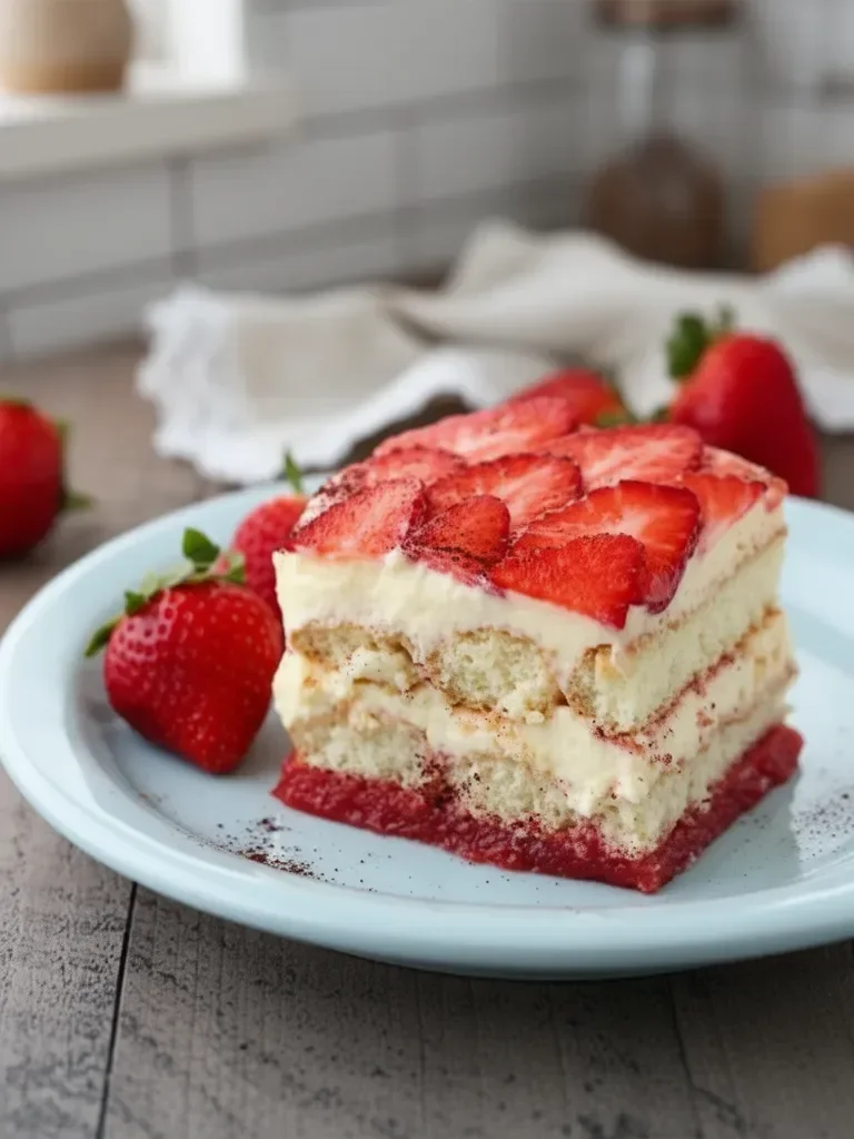 Strawberry Tiramisu