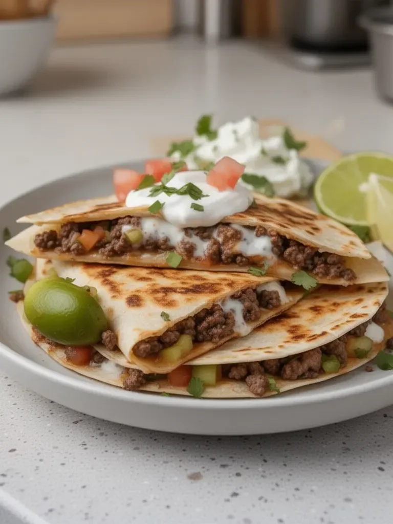 Tasty Ground Venison Quesadillas