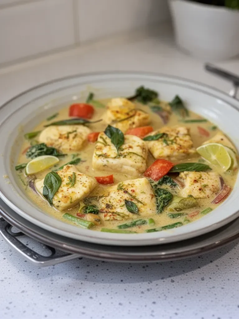 Thai Fish Curry with Coconut Milk