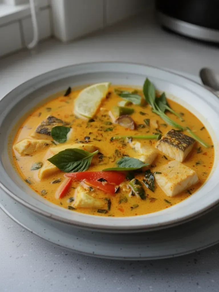 Thai Fish Curry with Coconut Milk