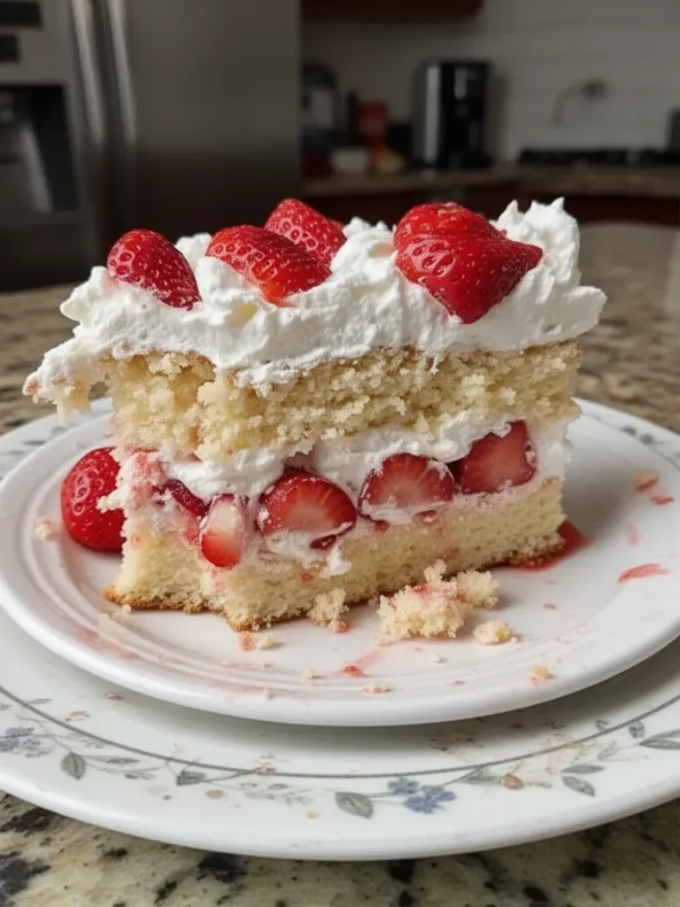 Unforgettable Strawberry Shortcake Cake in 5 Simple Steps